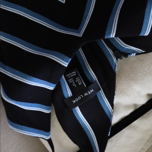 New Look - Striped Strappy Jumpsuit - Picture 2 of 4